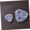 TEHAUX 2pcs Diamond Three Pyramid Shape Silicone Mold for Jewelry Making Small Large for Resin Casting Easy to Flexible for Pendants Earrings Bracelets view 3