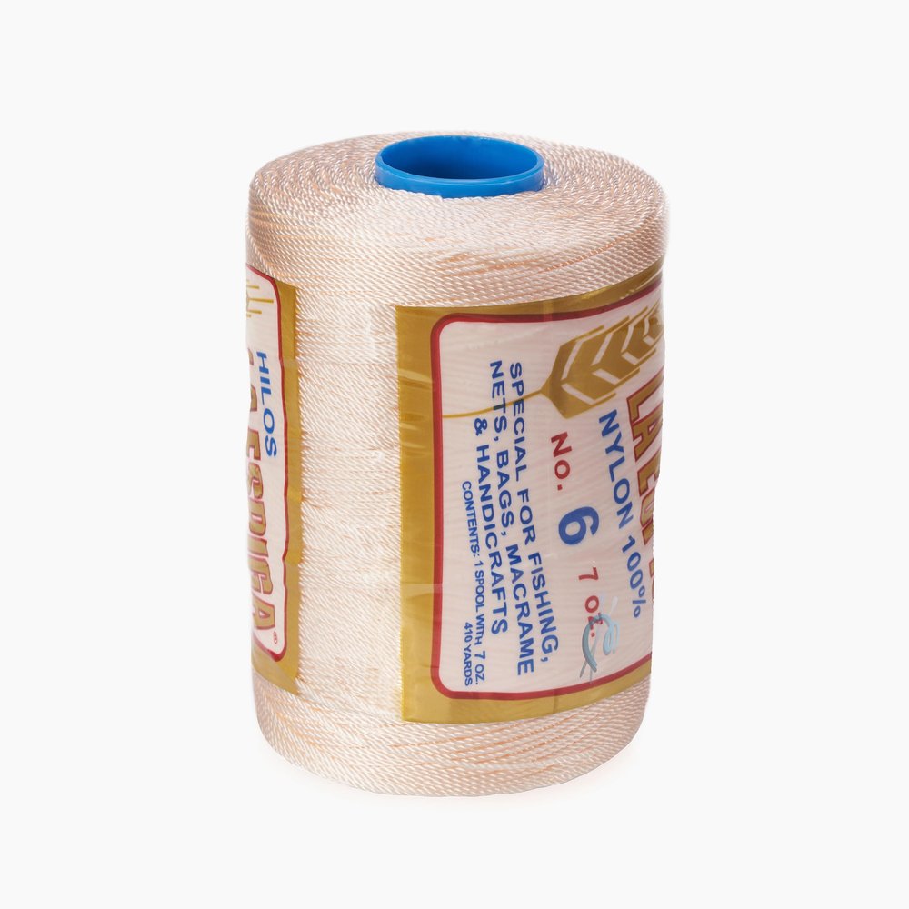 Espiga No.06-100% Nylon Omega String Cord for Knitting and Crochet - 03 Cream