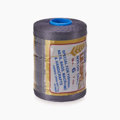 Espiga No.06-100% Nylon Omega String Cord for Knitting and Crochet - 83 Oxford Gray