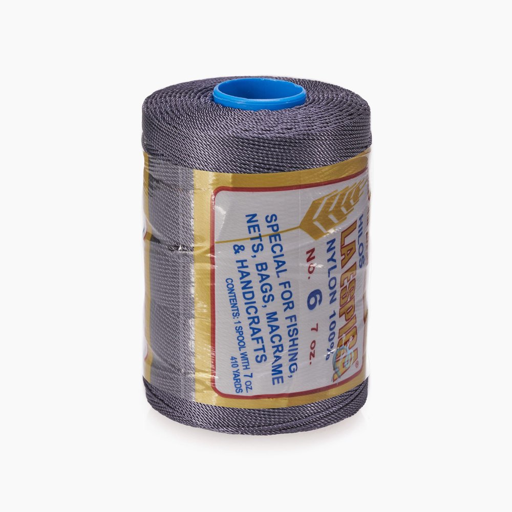 Espiga No.06-100% Nylon Omega String Cord for Knitting and Crochet - 83 Oxford Gray