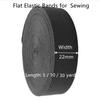 Elastic Bands for Sewing 3/4 inch - Flat Waistband for Dressmaking, Headbands, Trouser, Wig, Clothing, Arts and Crafts view 2