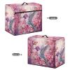 Eheartsgir Hummingbird Cherry Blossom Portable Sewing Machine Cover Case - Scratches-Proof Fabric Protector Compatible with Most Standard Household Sewing Machines for Home Decor view 3
