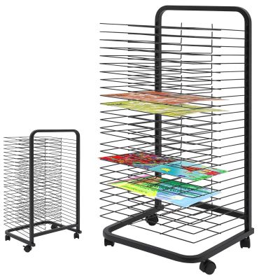 Mobile Paint Drying Rack - Art Drying Rack For Classroom, Art Drying Rack For Studios & Classrooms, Removable Shelves, Canvas Rack Art Storage, Painting Drying Rack With Wheels ( Size : 25 layers )