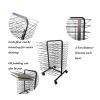 REMYS Art Drying Rack Mobile Metal Art Storage Rack Sturdy Metal Art Rack That Works As a Wall Mount or Tabletop Stand, Perfect for Classrooms,Portable Artwork Drying Rack view 4