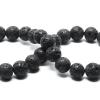DIQIO Natural Lava Stone Round Gemstone Loose Beads (8mm, 45-47pcs) view 2