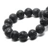 DIQIO Natural Lava Stone Round Gemstone Loose Beads (8mm, 45-47pcs) view 4