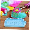 3pcs 2024 Graduation Season Key Number Epoxy Molds Graduation Resin Keychain Molds Class of 2024 Keychain Molds Silicone Pendant Molds Cake Stencil New Biscuit Portable view 4