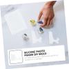 LALAFINA 2sets Silicone Photo Frame Mold Bracket Creative Crafting Supplies for Unique Desktop Decorations Easy to Use and for Enthusiasts view 4