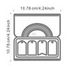 DzIxY Bag Labels Metal Cutting Dies for Card Making Kit Embossing Paper Die Cuts Scrapbook Machine Stencils Storage Pockets Supplies view 2