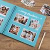 potricher 12 x 12 Inch DIY Scrapbook Album 40 Pages Hardcover Kraft Paper Scrap Book Photo Albums Memory Book for Wedding and Anniversary Family (Blue, 12 Inch) view 3