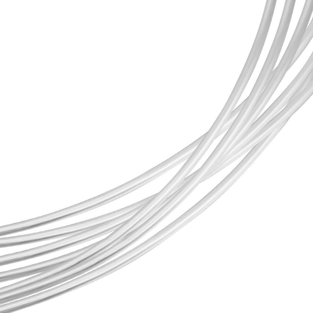 Beebeecraft 20 Gauge 925 Sterling Silver Wire 3 FT Dead Soft Round Craft Wire with Polishing Cloth for Wire Wrap DIY Jewelry Bracelets Earrings Making