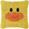 Beginner Latch Hook Pillow Kits Set Duck Sofa Cushion Cover Latch Hook Carpet Rug Acrylic Yarn,Pillowcase Craft Kits with Printed Canvas for Starter 17 x 17 Inch view 1