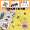 Tanstic 170Pcs Bronze Lobster Claw Clasps with Open Jump Rings Kit, 10mm, 12mm, 14mm, 16mm, 18mm Alloy Small Jewelry Clasps Lobster Clasps and 6mm Jump Rings for DIY Jewelry Making view 3