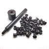 1 Tools + 100pcs #8-8-7.2mm (.248 Length Under Flange x 1/4" Outside Diameter) Brass Black Kydex Holster Eyelets for 0.06" DIY Holster and Sheath Making view 1