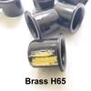 1 Tools + 100pcs #8-8-7.2mm (.248 Length Under Flange x 1/4" Outside Diameter) Brass Black Kydex Holster Eyelets for 0.06" DIY Holster and Sheath Making view 2