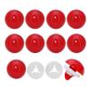 60Pcs Safety Eyes and Secure Washers for Amigurumi Crochet - Thalinfayi 24mm Red Large Plastic Safety Eyes Crochet Craft Eyes for Amigurumi, Crafts, Crochet Doll DIY Making Supplies view 1