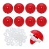 60Pcs Safety Eyes and Secure Washers for Amigurumi Crochet - Thalinfayi 24mm Red Large Plastic Safety Eyes Crochet Craft Eyes for Amigurumi, Crafts, Crochet Doll DIY Making Supplies view 4