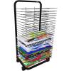 Art Drying Rack, Classroom Art Supplies, Mobile Paint Drying Rack - Art Drying Rack for Classroom, Mobile Art Drying Rack For Classrooms, Metal Power Coated Design Artwork Storage Display Rack for Cla view 3
