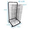 School Art Drying Racks, Painting Stand, Mobile Metal Art Storage Rack, Paint Drying Rack Art Metal Artwork Storage Display Rack for Schools and Art Clubs Drying Rack ( Size : 30-layer/45x41x92cm ) view 2