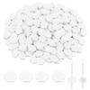 OLYCRAFT 200pcs Wooden Cloud Shaped Beads - 22x17mm White Cloud Cutouts with 1.5mm Hole for Wood Art & DIY Crafts view 1