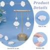 OLYCRAFT 200pcs Wooden Cloud Shaped Beads - 22x17mm White Cloud Cutouts with 1.5mm Hole for Wood Art & DIY Crafts view 4