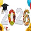 10" 2026 Cardboard Number Fillable Paper Mache Candy Tray Graduation Grade New Year Sweet Container view 4