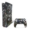 MightySkins Carbon Fiber Skin for PS5 Playstation 5 Slim Disc Edition Bundle - Asian Fabric Protective, Durable Textured Carbon Fiber Finish Easy to Apply Made in The USA view 1