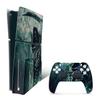 MightySkins Skin Compatible with PlayStation 5 Slim Disk Edition Bundle - Symbol of Death | Protective, Durable, and Unique Vinyl Decal wrap Cover | Easy to Apply | Made in The USA view 1