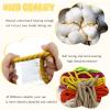 CAMAL Twisted Cotton Rope 3 Strand Cotton Macrame Cord, Natural 8mm Rope for Crafts DIY, Curtain Tie, Wall Hanging, Plant Hangers, Decor, Wrapping view 3