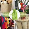 CAMAL Twisted Cotton Rope 3 Strand Cotton Macrame Cord, Natural 8mm Rope for Crafts DIY, Curtain Tie, Wall Hanging, Plant Hangers, Decor, Wrapping view 4