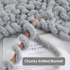 MABOZOO Chunky Yarn for Crocheting 8 Pack,Medium Grey Fluffy Jumbo Chenille Yarn,Soft Plush Yarn Bulky,Giant Thick Fuzzy Yarn for Hand Knitting or Arm Knitting (31.7 yds,8 oz Each Skein) view 4