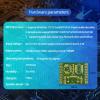 XLW Voice Playback Module,16M Sound Board MP3 Music Player with Speaker,DC3.6-5.2V,USB Downloadable 10 IO Trigger Serial Port Control for Voice Prompts, Broadcast Device Factory, Xmas DIY-5 Pack+Horn view 4