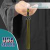 Endea Graduation Mixed Double Color Tassel with Black Bling Charm (Hunter Green/Gold, 2028) view 2