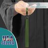 Endea Graduation Mixed Double Color Tassel with Black Bling Charm (Green/Antique Gold, 2027) view 2