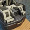 Seamtec Premium Vinyl, Durable, Marine, Upholstery Fabric, Charcoal (Ten Yards) view 2