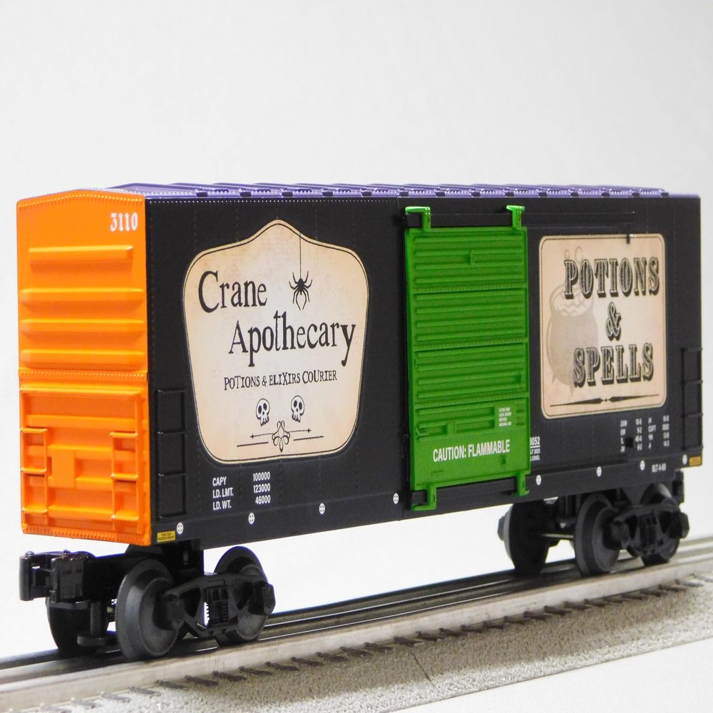 Lionel Fast Fright Halloween Crane Potions & Spells HI-Cube BOXCAR 2323050-B