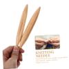 LALAFINA 2pcs Jumbo Circular Knitting Needles for Crafts Knitting Needles Sweater Tool Accessory Kit for Yarn Weaving view 2