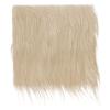 PATIKIL Plush Faux Fur Fabric Square, 10" x 10" Fluffy Faux Fur Patches Cuts for DIY Crafts Christmas Halloween Gnome Beard, Khaki view 1