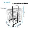 Art Drying Rack for Art Studios & Classrooms, Mobile Paint Drying Rack for Classrooms, 26/38/50 Shelves Metal Artwork Storage Display Rack Double Sided Art Drying Rack with Wheels for Schools and Art view 2