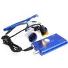 Tankredrug 3.5X420Mm Working Distance Magnifier with3W LED Headlight,Optical Glass Portable Head Binocular Blue Aluminum Box view 3