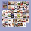 ZXMNBH Paper for Scrapbooking Kit Retro Poster Collage Diary Planner Materials Adults Junk Journaling Decor Supplies 100 Pcs/Pack view 1