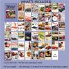 ZXMNBH Paper for Scrapbooking Kit Retro Poster Collage Diary Planner Materials Adults Junk Journaling Decor Supplies 100 Pcs/Pack view 2