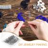 VILLCASE 200pcs Nichrome u Hooks for Jewelry High Temp Nichrome Wire Hooks Ceramic Hanger u Shaped Hanger Craft Tools view 2