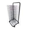Katzowen Art Drying Rack for Art Studios & Classrooms, Metal Artwork Storage Display Rack Mobile Art Drying Rack for Classrooms, Art Studios, 35 Shelves, 17.3 X 16.5 X 41.7 Inches, Black view 1