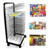 Art Drying Rack for Art Studios & Classrooms, 4 Sizes Mobile Art Drying Rack, Toddlers Rolling Art Cart & Metal Organizer, Multi-Purpose Kids Art Station/Easel, for Classroom/Homeschool/Playroom Use ( view 1