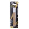 Beisto 3Pcs White Charcoal Pencils for Drawing Sketch Highlight Pencils Eraser White Sketch Pencil Chalk Pencils view 2