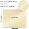 Gondiane OffWhite Shimmer Paper,24 sheets Pearlized Coating Cardstock Paper 8.5 x 11 Inches for DIY Cards, Invitations,Scrapbooking,Certificates and Other Crafts(250gsm/92lb) view 2