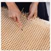 AITAF Natural Rattan Webbing Cane Rattan Webbing Mesh Roll for DIY Crafts Cabinet Chair Furniture Ceiling Woven Open Rattan Mesh Widths 35/40/45/50/60CM (Size : 0.35m x 1m), BHNJ152NJ view 3