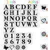40pcs 3 Inch Letter and Number Templates, Reusable Plastic Large Alphabet Art Letter Stencils for Painting on Wood, Wall, Fabric, Rock, Chalkboard,Signs, Number Painting Stencils DIY Art Gifts view 1