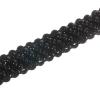 PATIKIL 5 Yard Faux Pearl Lace Ribbon, 0.43" Wide Pearl Fringe Applique Embroidered Pearl Bead Lace Trims for Wedding Party Home Decoration Sewing Craft, Black view 1